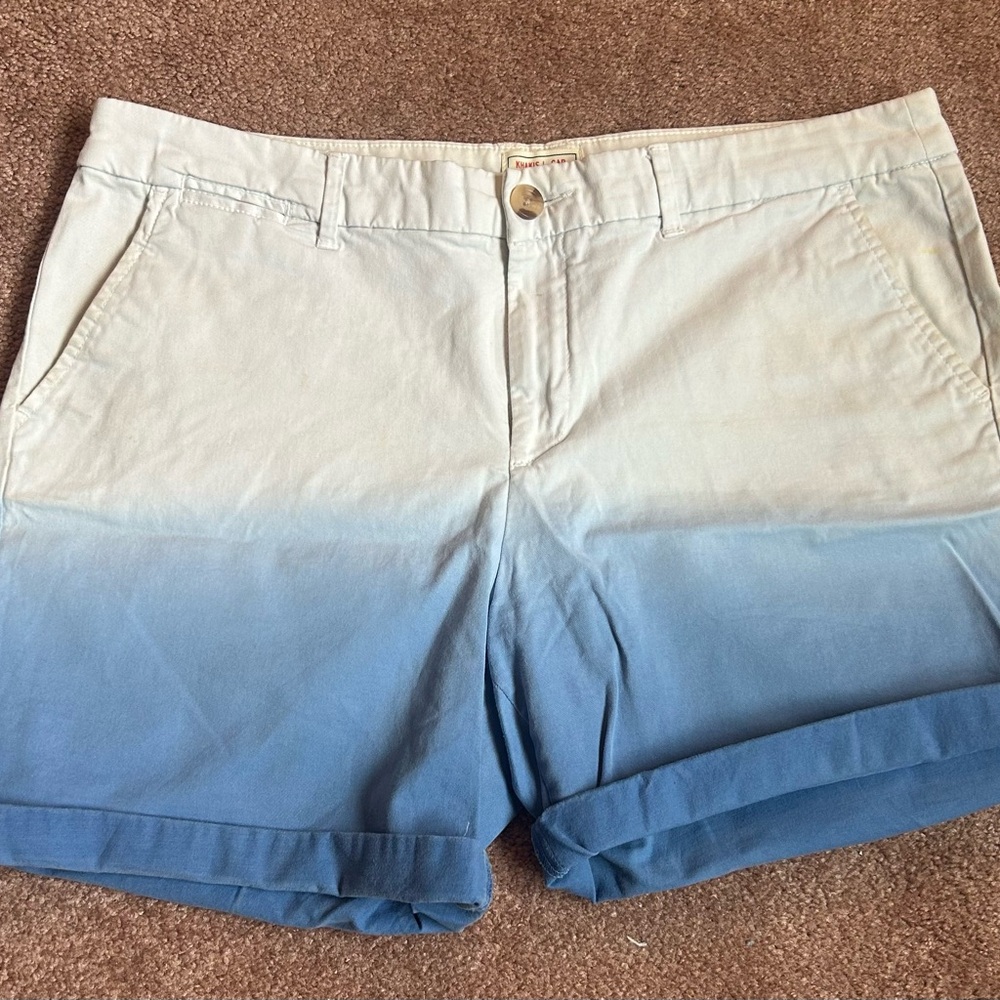 Gradient Blue Women's Shorts 4”